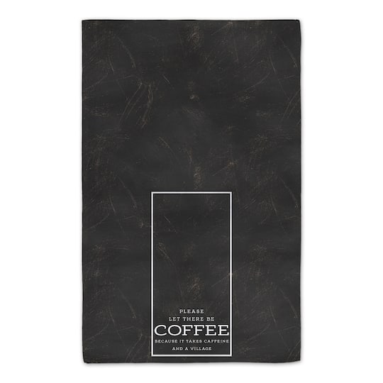 Coffee Caffeine Village 16" x 25" Towel Set